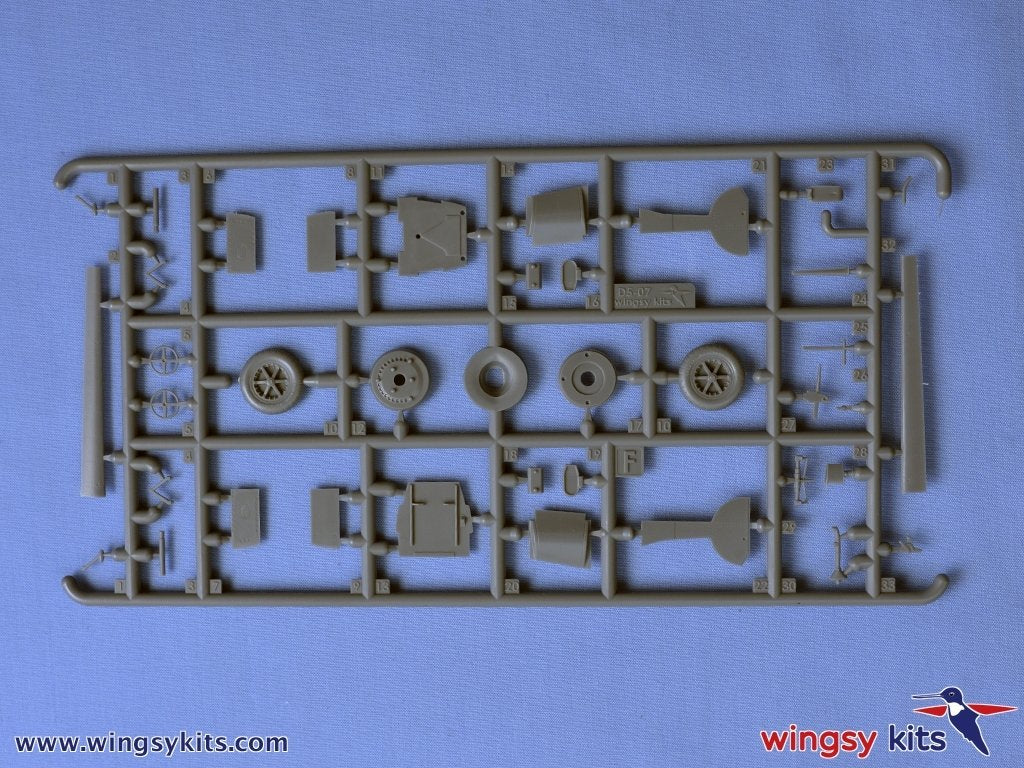 Wingsy Kits D5-07 German WWII Fighter MESSERSCHMITT Bf 109 E-1 1/48 – Bild 8