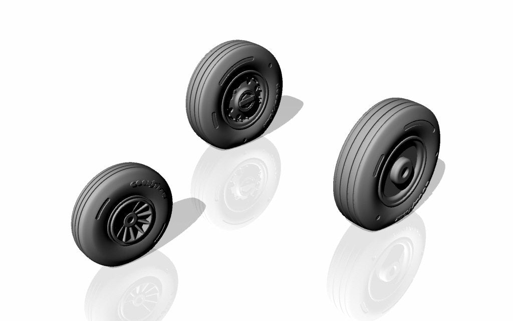 Armory Models AW48313 F-105 Thunderchief wheels w/ weighted tyres 1/48 – zdjęcie 4