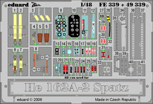 Eduard 49339 He 162A-2 Spatz 1/48 Tamiya