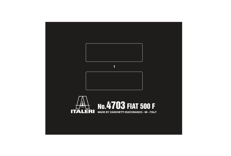 Italeri 4703 FIAT 500F 1968 1/12 – obrázek 12