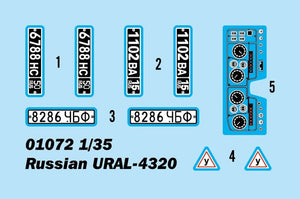 Trumpeter 01072 Russian URAL 4320 1/35 – obrázek 13