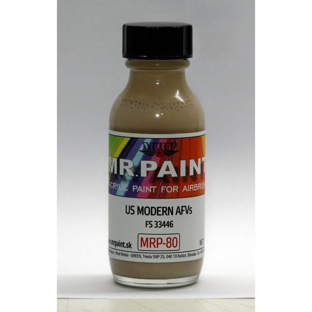 MR. Paint MRP-080 Desert Tan FS 33446 US MODERN AFVs 30ml – Bild 2