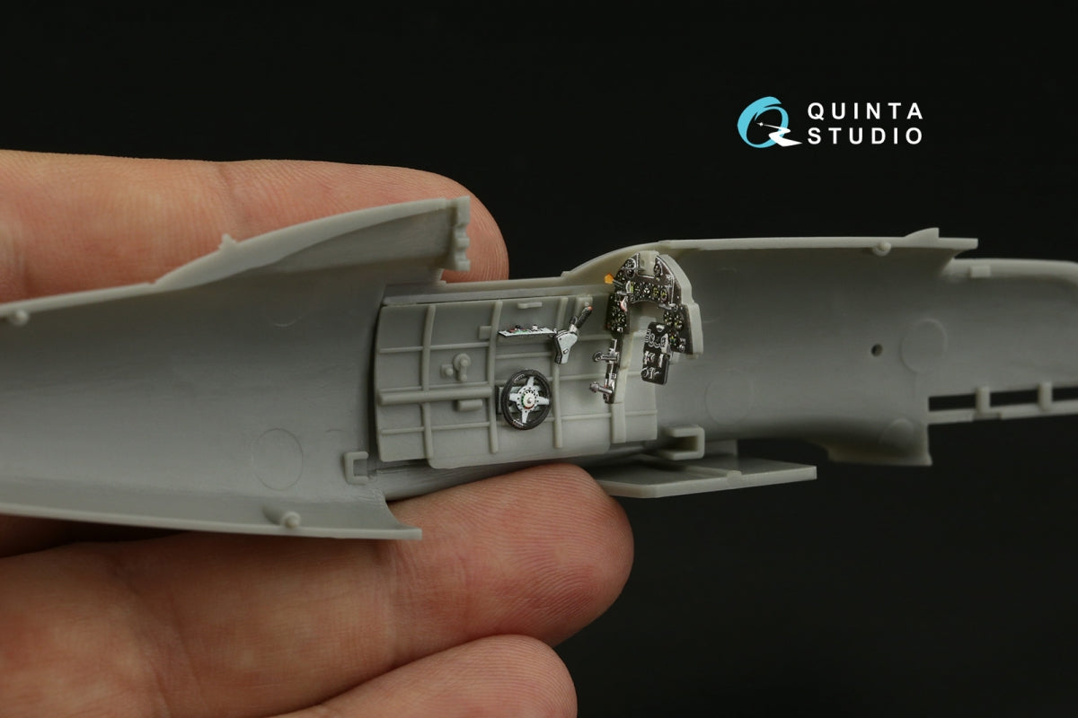 Quinta Studio QDS-48391 Macchi C.205 Veltro 3D-Printed &amp;amp; colored Interior on decal paper (Hasegawa/Italeri) (Small version) 1/48 – Bild 6