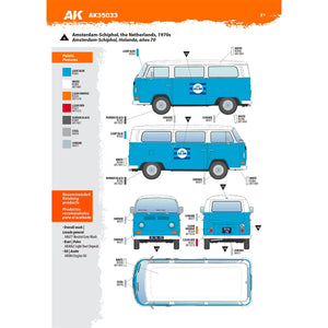 AK Interactive AK35033 T2 MODEL 1967 AIRPORT BUS 1/35 – immagine 18