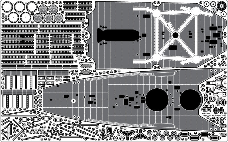 Pontos 37035F1 IJN Heavy Cruiser Mogami 1942 Detail Up Set 1/350 – image 23