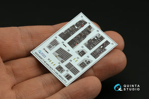 Quinta Studio QD48387 F-4E early with slatted wing 3D-Printed &amp;amp; colored Interior on decal paper (Meng) 1/48 – image 7