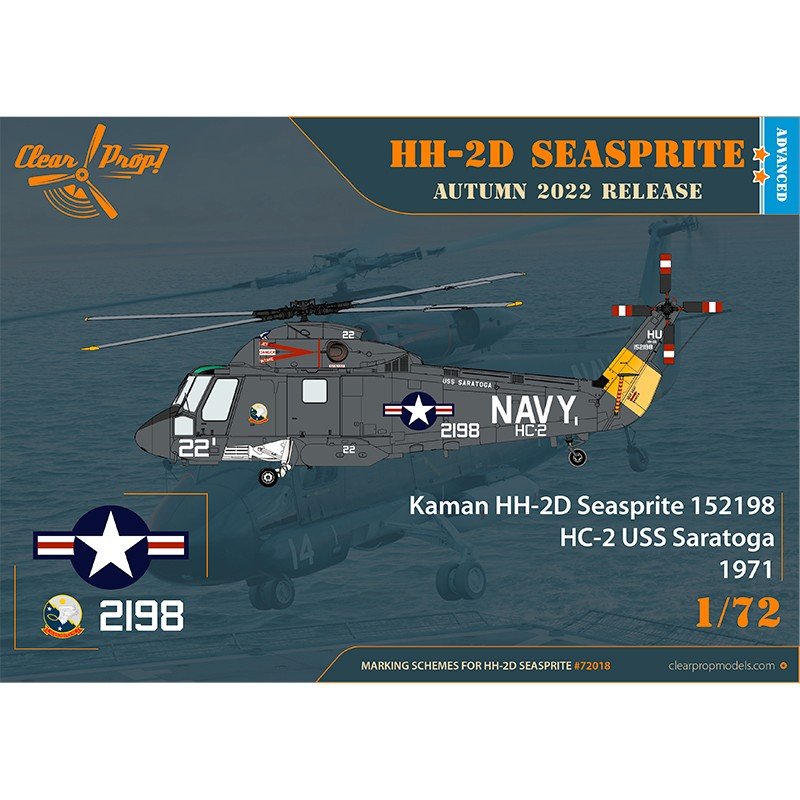 Clear Prop! CP72018 HH-2D Seasprite ADVANCED KIT 1/72 – image 5