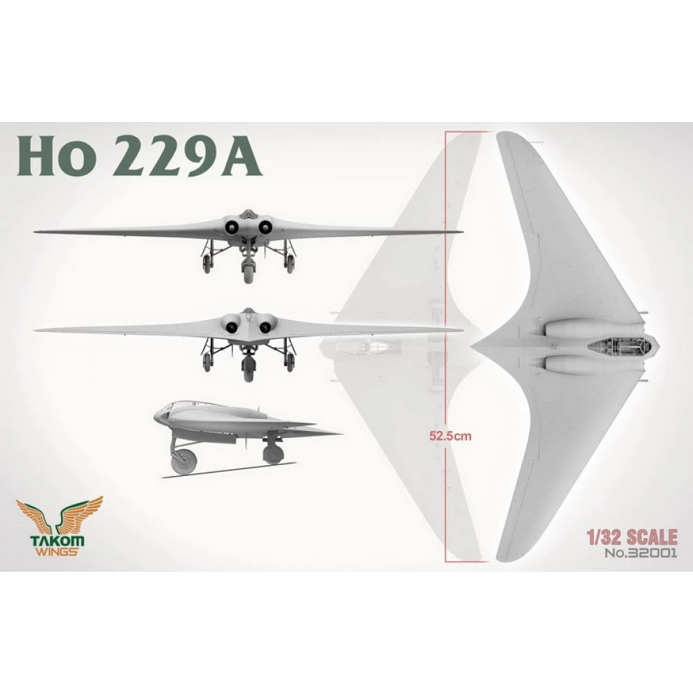 Takom 32001W Ho 229 Box - Ho 229A + Ho 229B + Ho 229 Pilot (Limited Edition) 1/32 – image 7