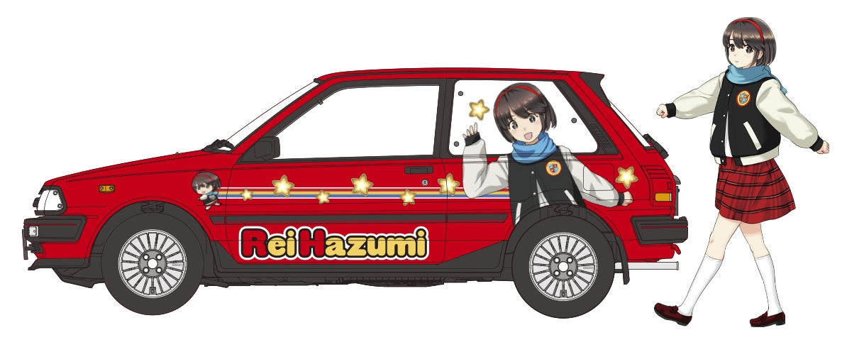 Hasegawa SP633 Toyota Starlet EP71 &amp;quot;Rei Hazumi&amp;quot; w/ Figure 1/24 – image 6