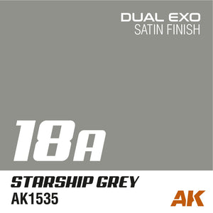 AK Interactive AK1562 DUAL EXO SET 18 – 18A STARSHIP GRAY &amp;amp; 18B NCC GRAY – immagine 2