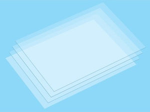 Tamiya 70214 Heat Shrinking PLA-PLATE B6 Size (Clear / 4pcs.) transparent boards 4pcs