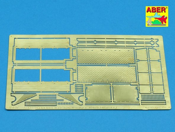 Aber 35A049 Section d'aile arrière pour véhicules basés sur Panzer IV (DRA) (1/35)