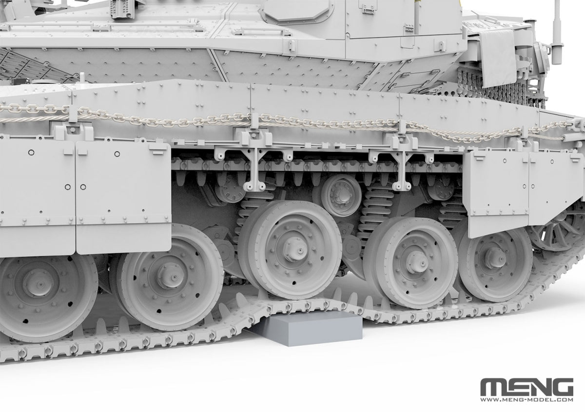 Meng Model TS-056 Merkava Mk.4M w/roof-mounted slat armor Israel Main Battle Tank 1/35 – Bild 5