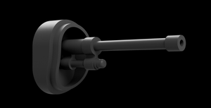 Panzer Art GB35-159 K-20 Gun barrel for Soviet T-26&amp;amp;BT-5/7 tanks and armored cars BA-6/10 (Mid pattern) 1/35 – obrázek 3