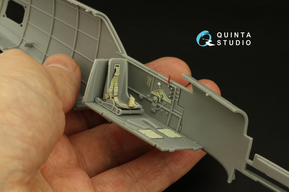 Quinta Studio QD32177 Bf 109E3/4 3D-Printed colored Interior on decal paper (Trumpeter) 1/32 – image 6