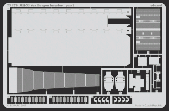 Eduard 73276 MH-53 interior 1/72 ITALERI – imagen 4