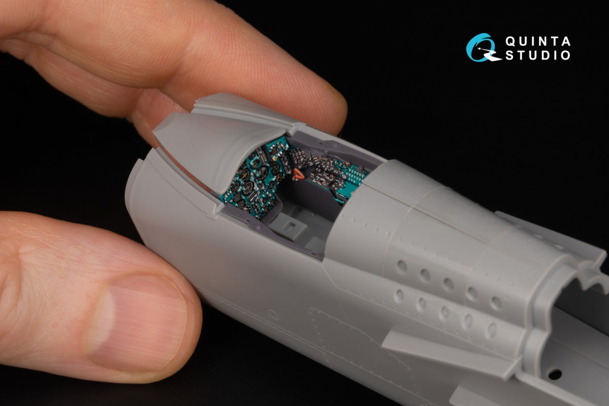 Quinta Studio QD+48558 MiG-25RB/MiG-25RBT 3D-Printed &amp;amp; colored Interior on decal paper (ICM) (with 3D-printed resin parts) 1/48 – obrázek 14