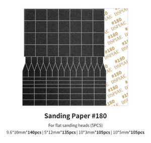 DSPIAE MSP-ES01 Sanding Paper 180 Grit