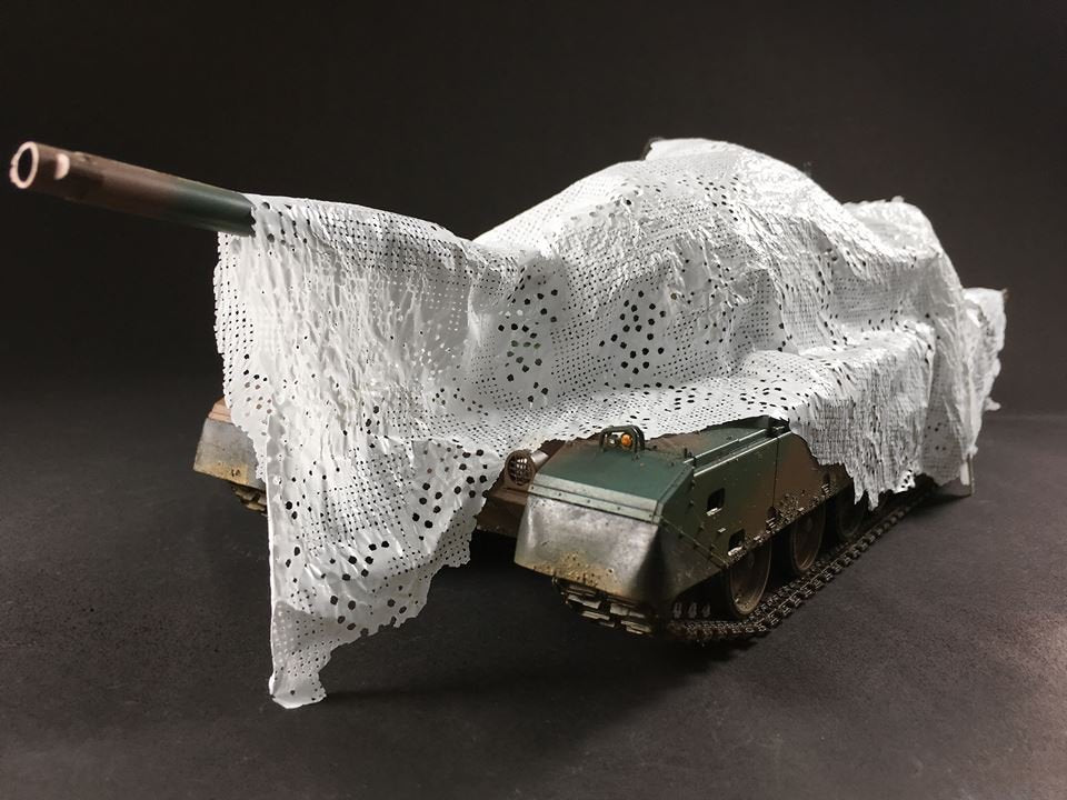 AFV Club AC35022 EXTRA THIN CAMOUFLAGE NET-JGSDF SNOW 1/35 – image 2