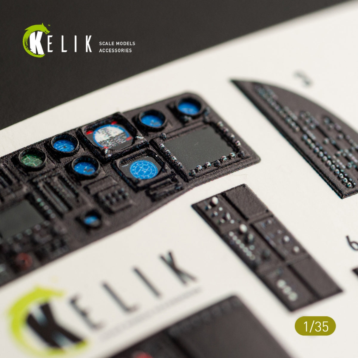 KELIK K35017 HH-60G PAVE HAWK INTERIOR 3D DECALS FOR KITTY HAWK KIT 1/35 – Bild 6