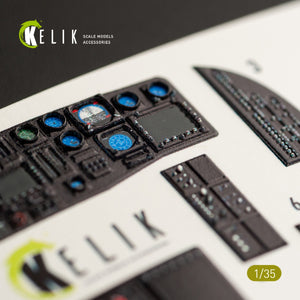 KELIK K35017 HH-60G PAVE HAWK INTERIOR 3D DECALS FOR KITTY HAWK KIT 1/35 – Bild 6
