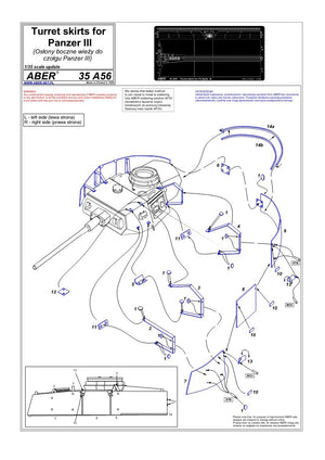Aber 35A056 Turret covers for PzKpfw III (1/35) – image 4