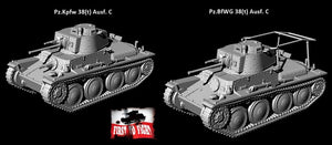 First to Fight First To Fight PL091 German Light Tank Pzkpfw 38(t) Ausf. C / Panzerbefehlswagen (Pzbfwg) 38(t) 1/72 – Bild 4