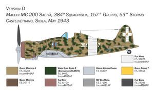Italeri 2767 Macchi C.200 Serie XXI-XXIII 1/48 – immagine 7