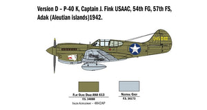 Italeri 2795 P-40 E/K KITTYHAWK 1/48 – Bild 8