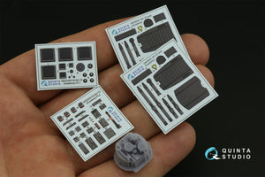 Quinta Studio QD+35119 AH-1Z 3D-Printed colored Interior on decal paper (Academy) (with 3D-printed resin parts) 1/35 – image 4