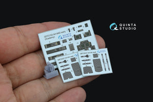 Quinta Studio QD+72152 AH-64D early 3D-Printed colored Interior on decal paper (Academy)(with 3D-printed resin part) 1/72 – Bild 3