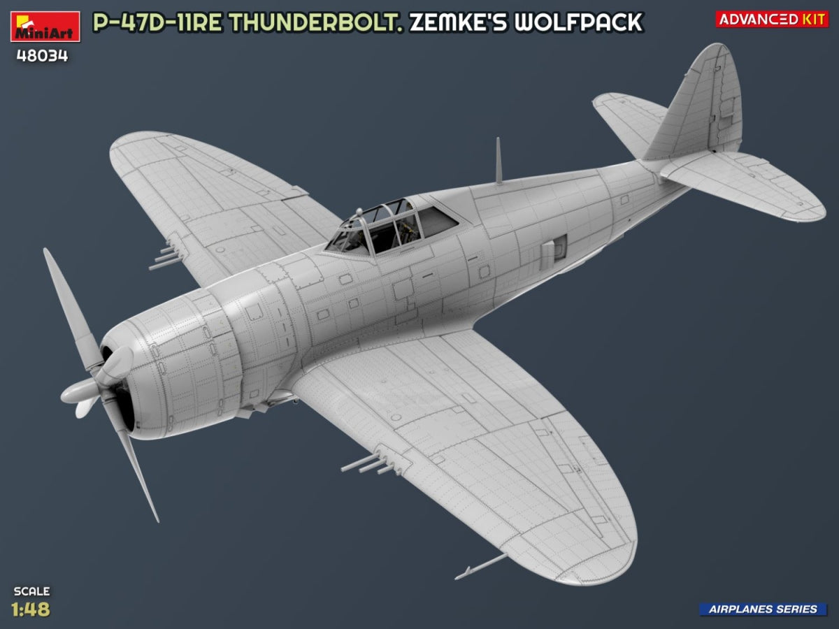 MiniArt 48034 P-47D-11RE Thunderbolt. Zemke&amp;#39;s Wolfpack. Advanced Kit 1/48 – obrázek 3