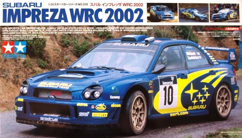 Tamiya 24259 Subaru Impreza WRC 2002 1/24