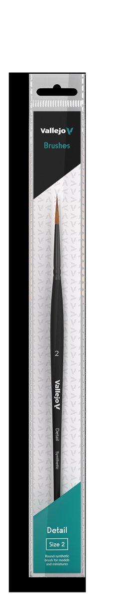 VALLEJO B02002 - Brush - Detail - Round Synthetic No. 2