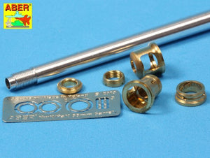 Aber 35L-008N 88mm KwK 43/3 L/71 barrel for German Heavy Tank Tiger B Serien-Turm and Tank Destroyer Jagdpanther, Late Barrel 1/35 – image 3