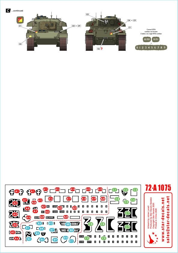 Star Decals 72-A1075 Australia in Vietnam # 1. Aussie Centurion Mk 5. 1/72 – obrázek 2