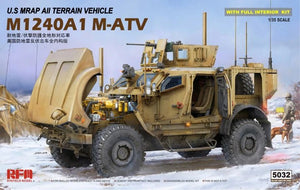 Rye Field Model 5032 US MRAP All Terrain Vehicle M1240A1 M-ATV With full interior 1/35