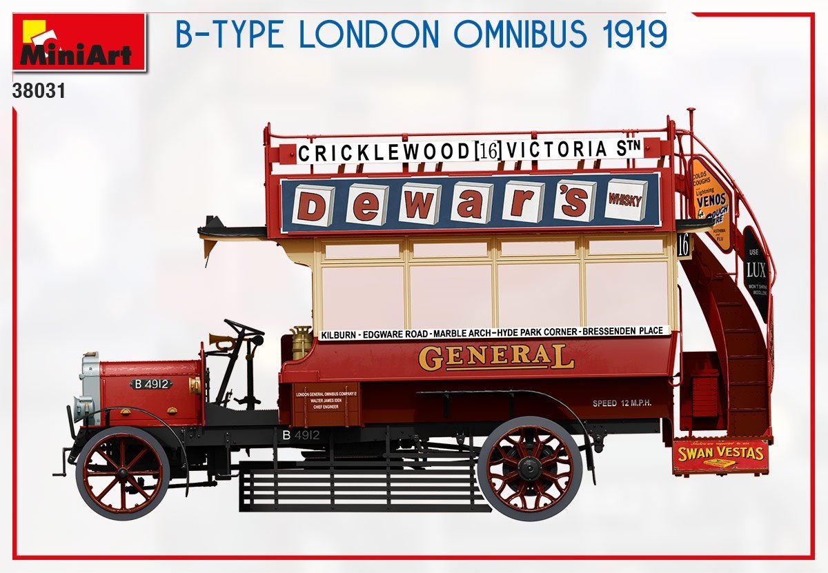 MiniArt 38031 B-TYPE LONDON OMNIBUS 1919 1/35 – image 14