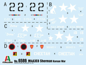 Italeri 6586 Sherman M4A3E8 - Korean War 1/35 – obrázek 3