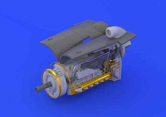 Eduard 648250 Bf 109G-6 engine &amp;amp; fuselage guns 1/48 EDUARD – image 3