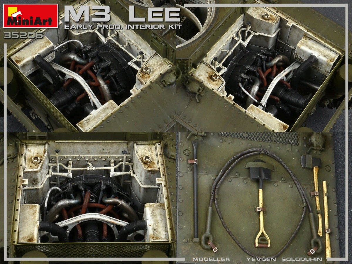 Miniart 35206 M3 Lee early prod. w/interior 1/35 – obrázek 19