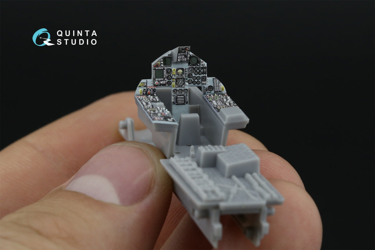 Quinta Studio QD72187 F-15C Late/J Late 3D-Printed &amp;amp; colored Interior on decal paper (Fine Molds) 1/72 – Bild 10