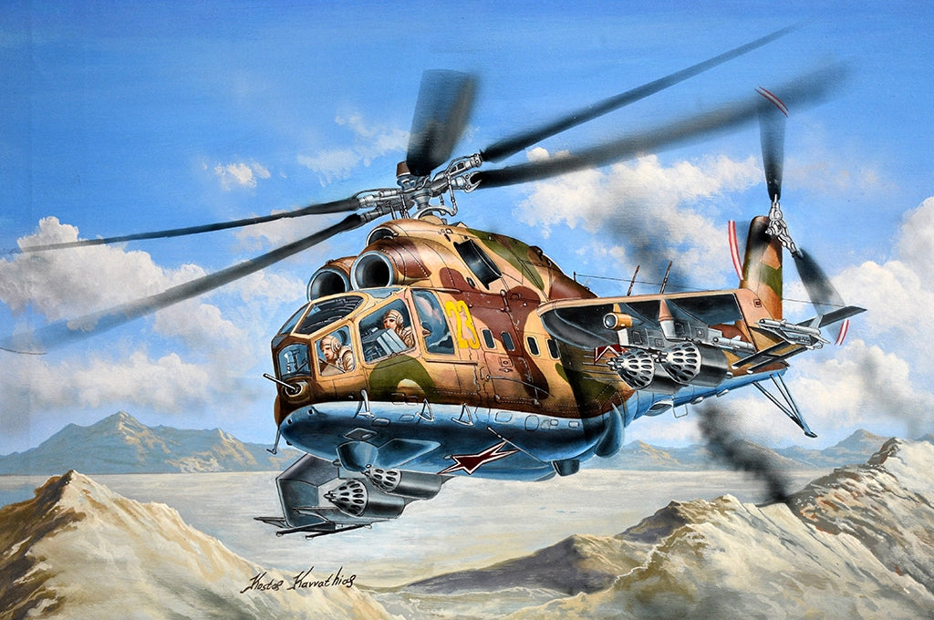 Trumpeter 05828 Mi-24A Hind-B 1/48