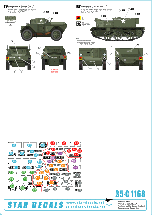Star Decals 35-C1168 Commonwealth mix - Korean War 1950-53 1/35 – immagine 2