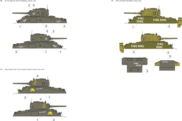 ToRo Model 35D54 - PTO Sherman tanks vol.1 1/35 – obrázek 2