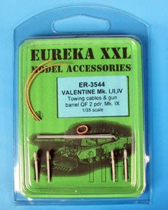 Eureka XXL ER-3544 Towing cable for Valentine I, II, IV, VI &amp;amp; VII 1/35