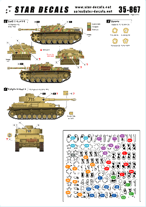 Star Decals 35-867 German Tanks in Italy 4 1/35 – zdjęcie 2
