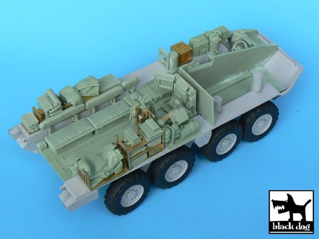 Intérieur du M1126 Stryker (ICV) Black Dog T35001 pour le kit AFV Club 35126 au 1/35 – image 3
