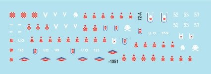 Star Decals 72-A1051 Balkan WW2 # 1. Croatia in WW2. Ustache/Ustacha tanks 1/72 – image 3
