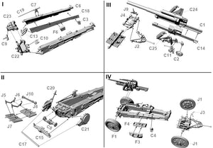 First To Fight PL089 SFH18 150mm German Heavy Field Howitzer for Mechanical Traction 1/72 – imagen 2